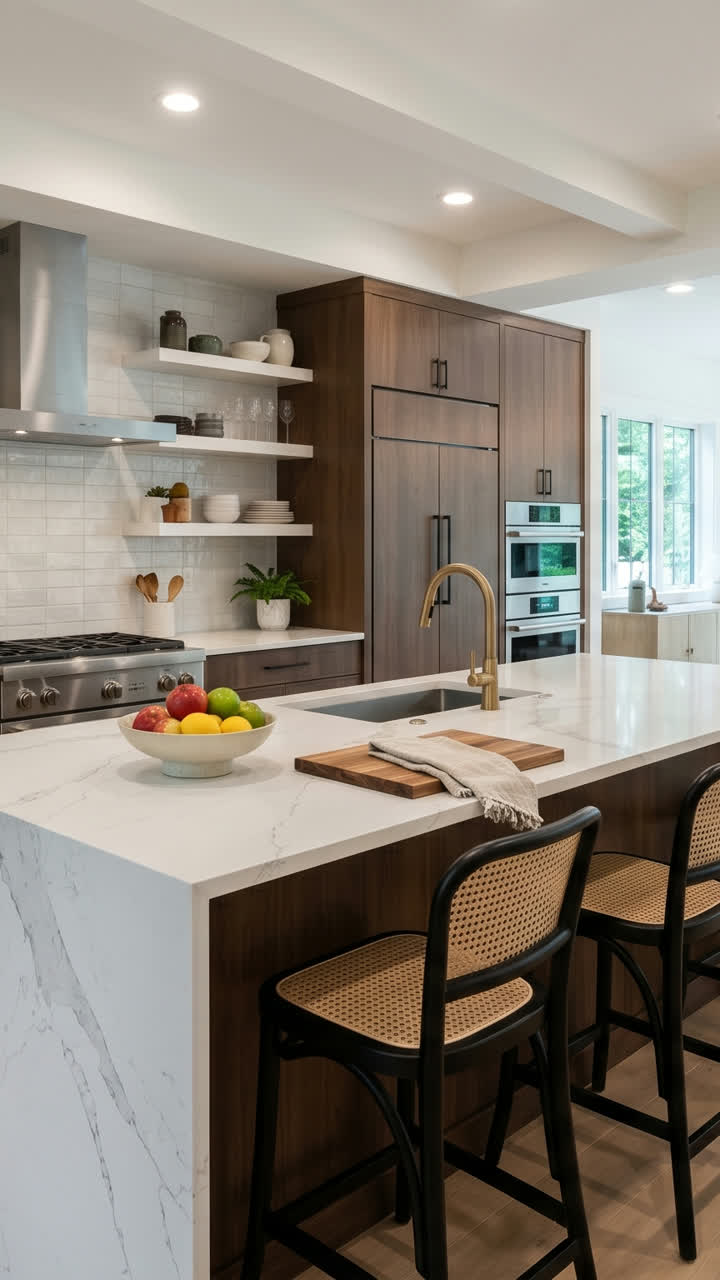 Vertical reel preview — kitchen